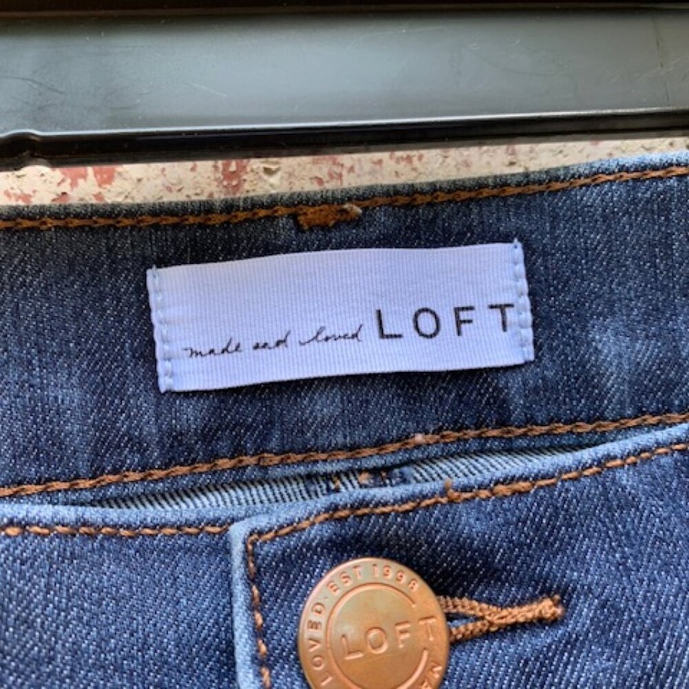 Loft skinny jeans women's size 30/10 - Picture 6 of 7